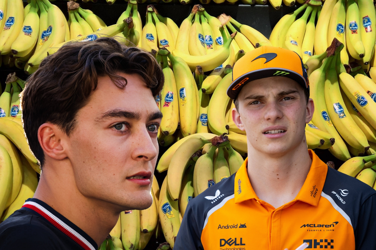 Mercedes F1 star shunned by rival in extraordinary banana exchange