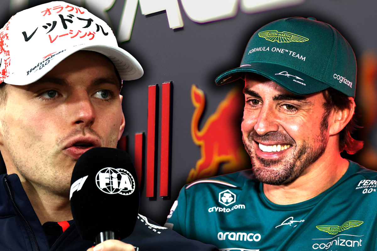Verstappen se COMPARA con Fernando Alonso