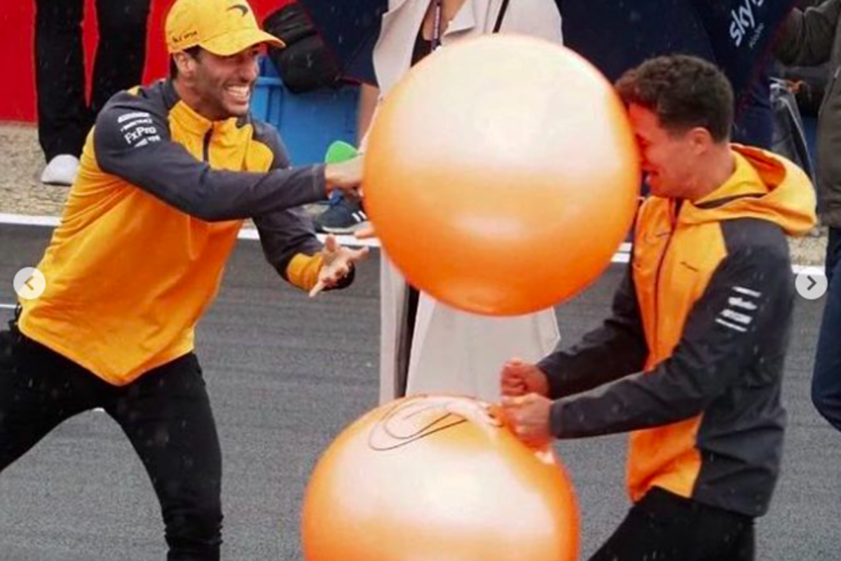 Ricciardo was bang dat Norris geblesseerd zou zijn na 'skippybal-incident'