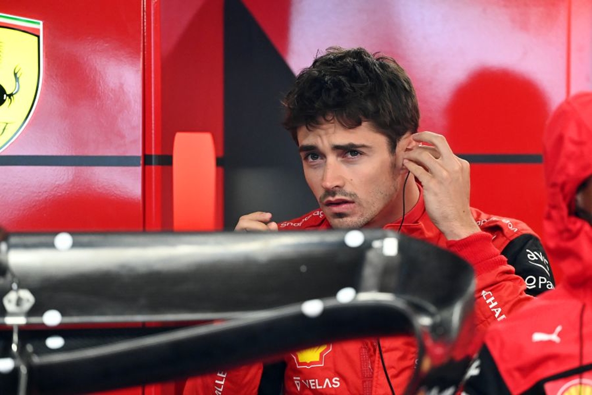 Charles Leclerc sets target after "inevitable" Ferrari grid penalty