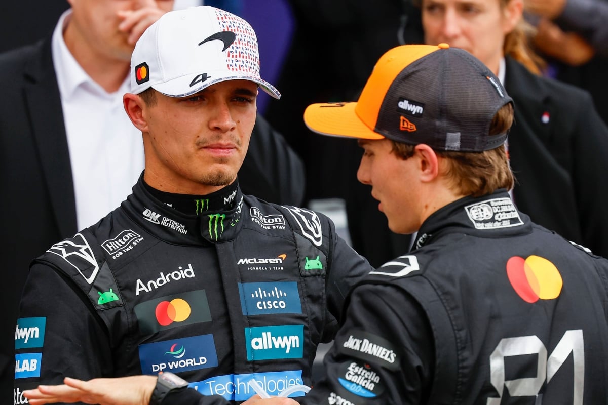 Oscar Piastri, Lando Norris, McLaren, British GP, Britain, 2025