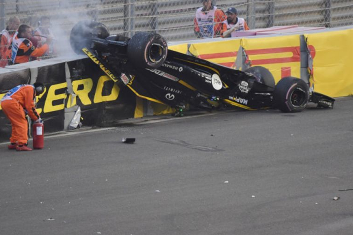 Did Halo delay Hulkenberg's escape after Abu Dhabi crash?