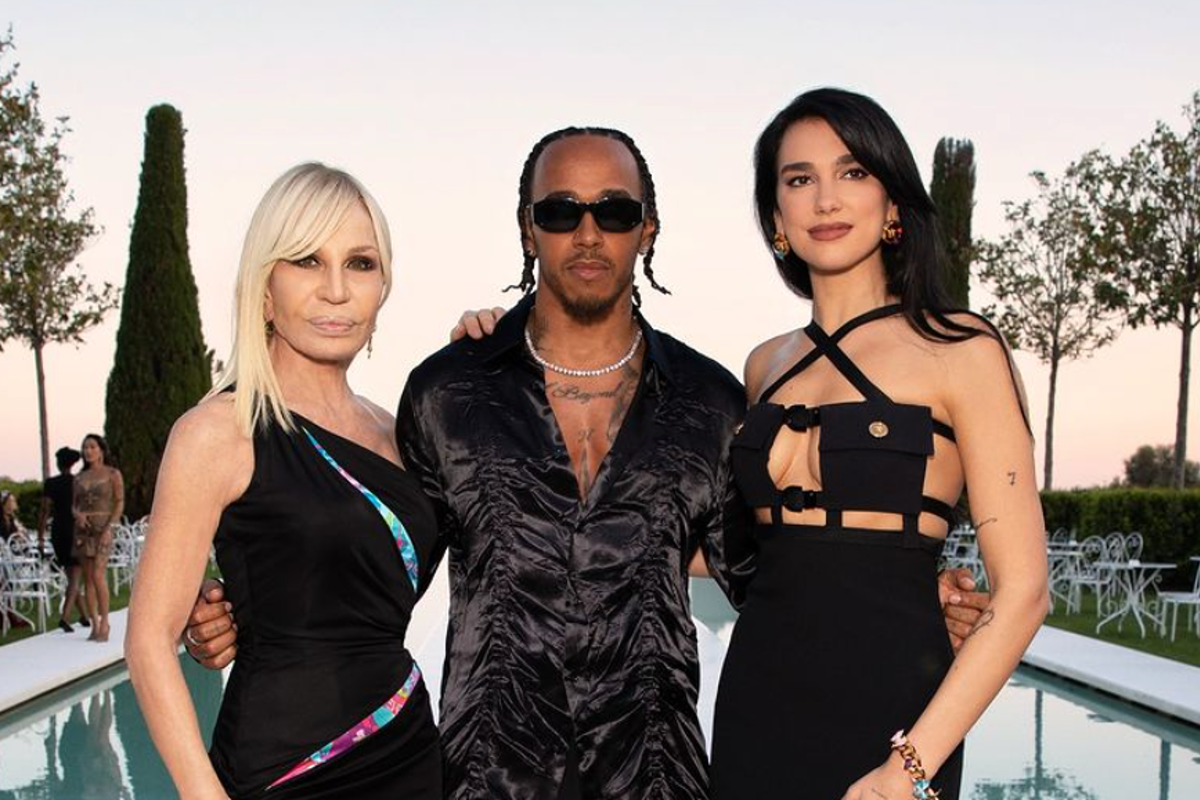 Lewis Hamilton at STAR-STUDDED fashion show attended by Kim Kardashian and LeBron  James 