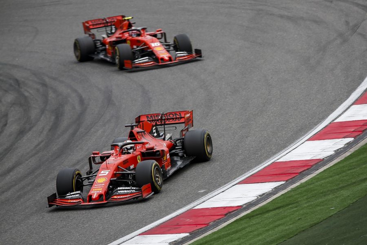 Vettel criticises coverage of Ferrari team orders