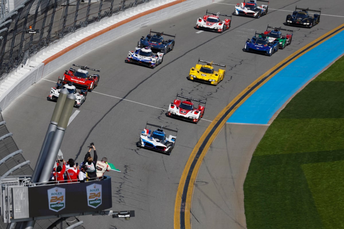 Start of the 2025 Rolex 24 at Daytona