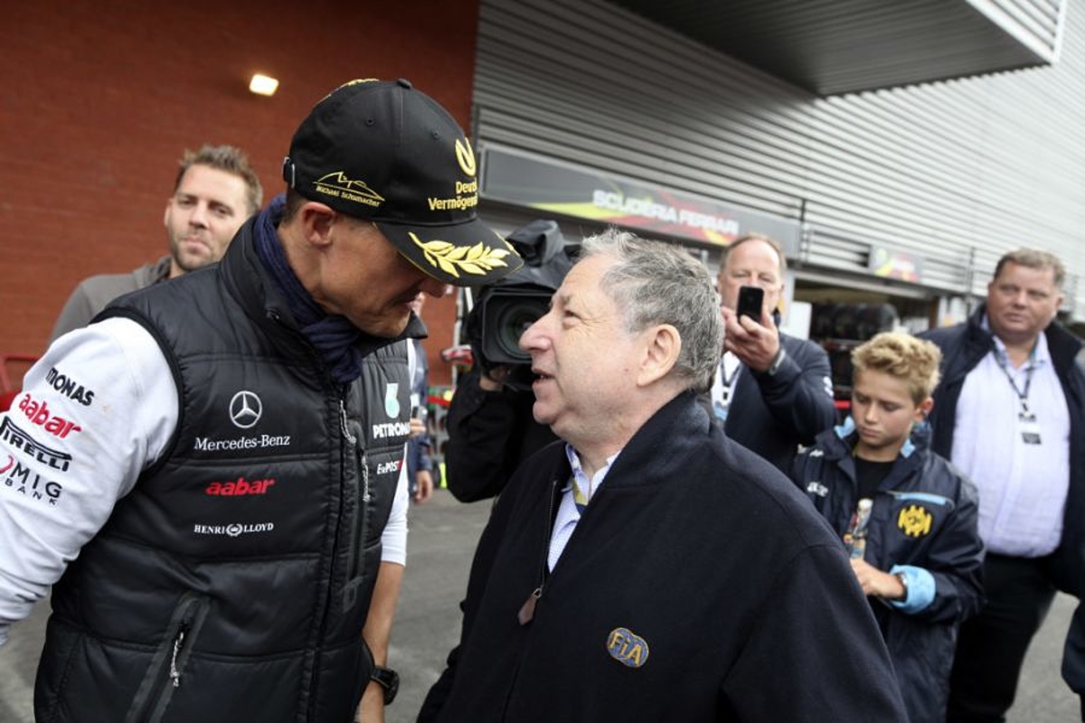 Todt over toestand Schumacher: 'Hopen dat dingen langzaam gaan verbeteren'