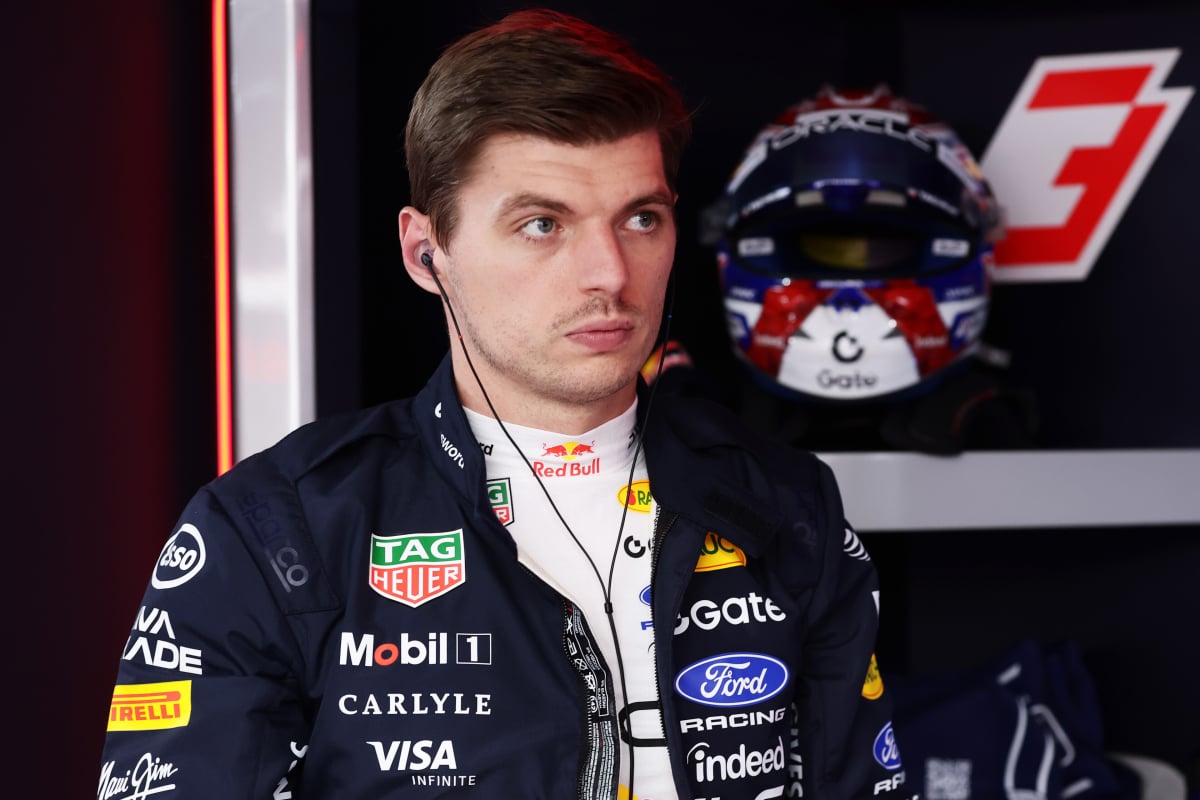 Verstappen during FP1 in Monaco