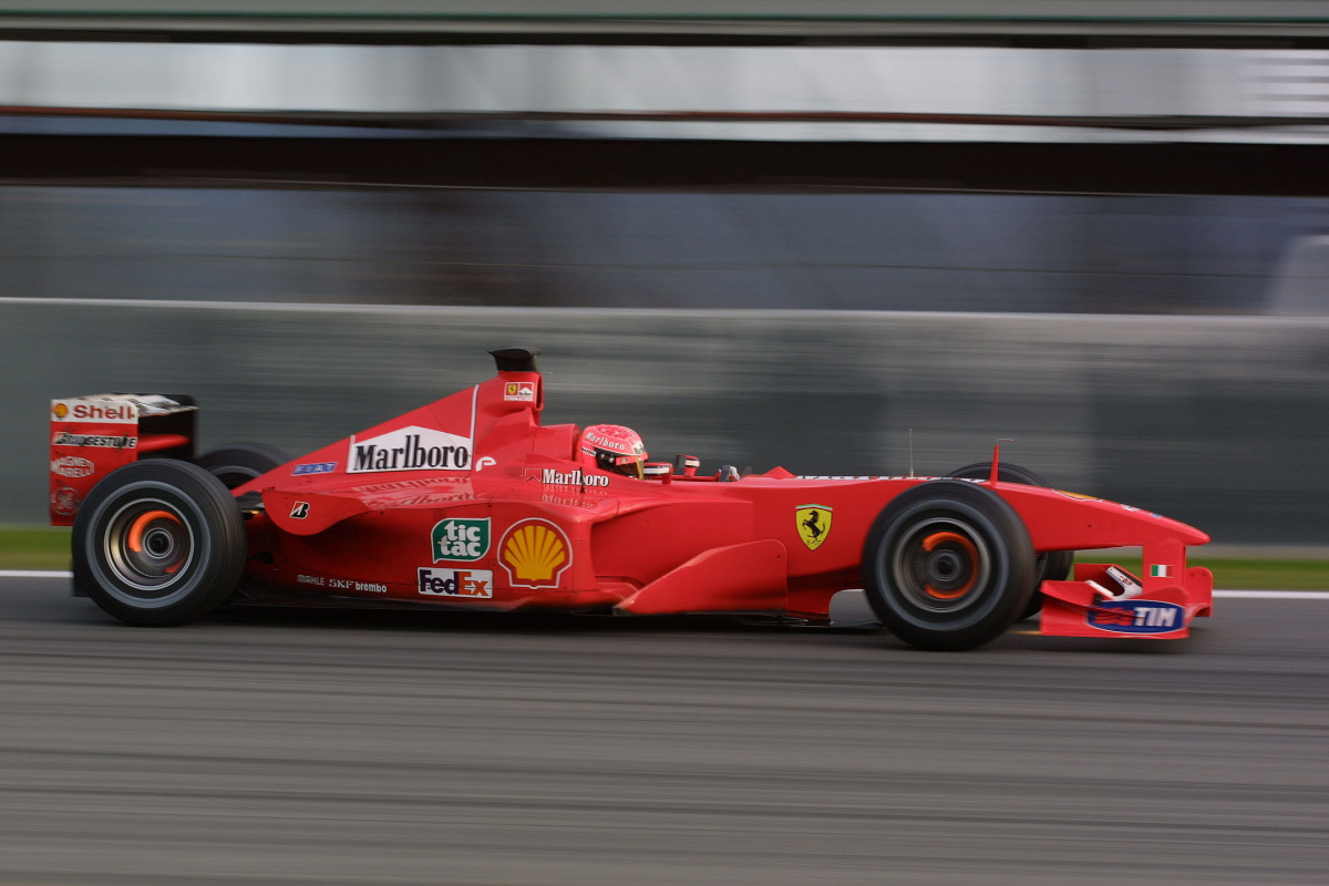 Auto waarin Schumacher F1-titel won geveild: geschatte waarde van 7,5 miljoen dollar