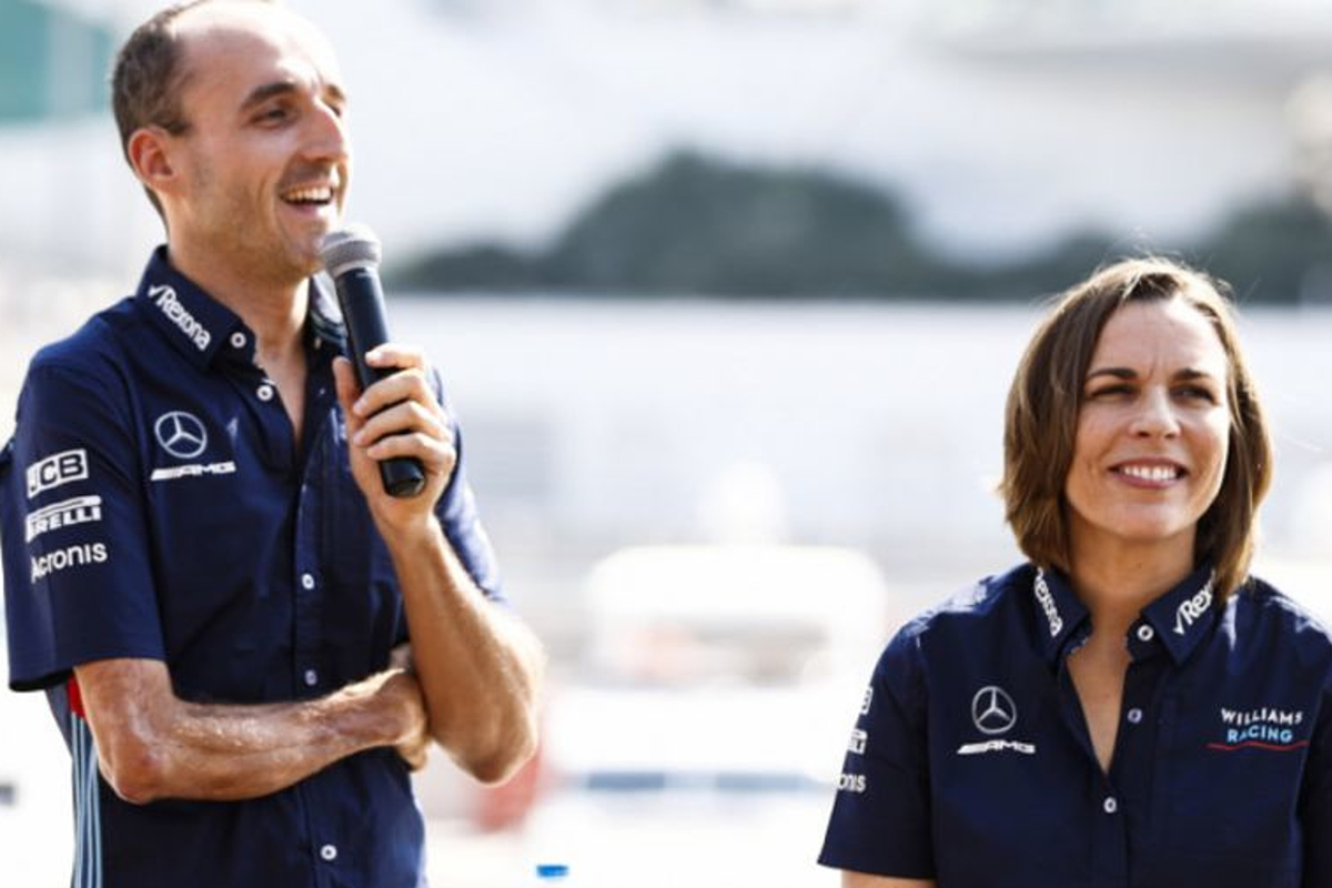 Kubica's determination is 'remarkable' - Williams