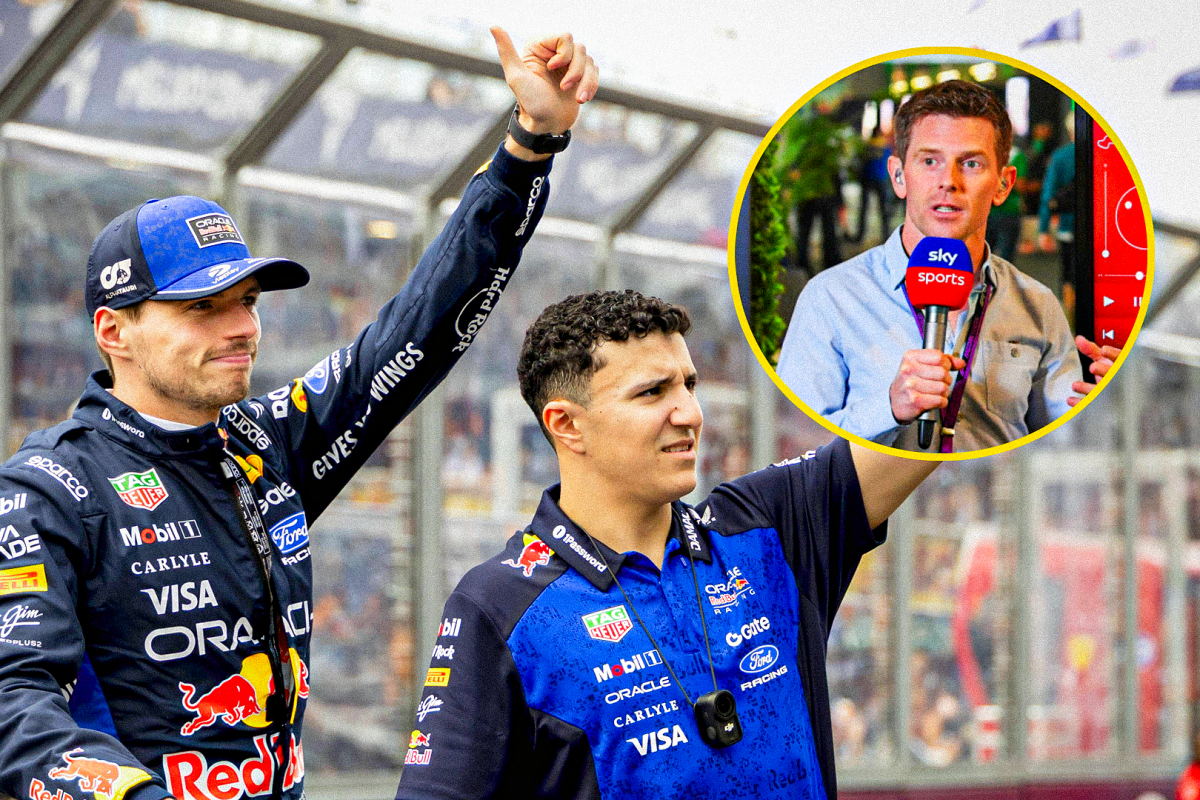 Verstappen, Hadjar, Davidson, socials