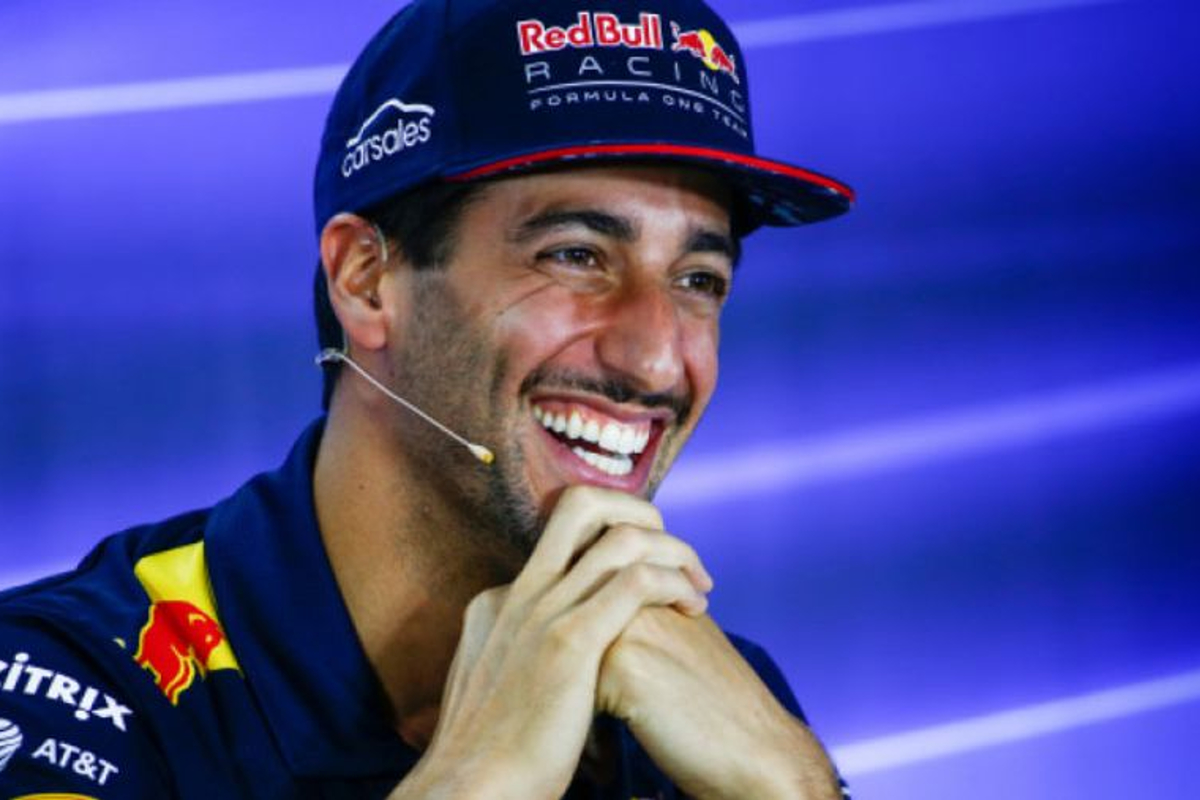 Ricciardo smiling again...