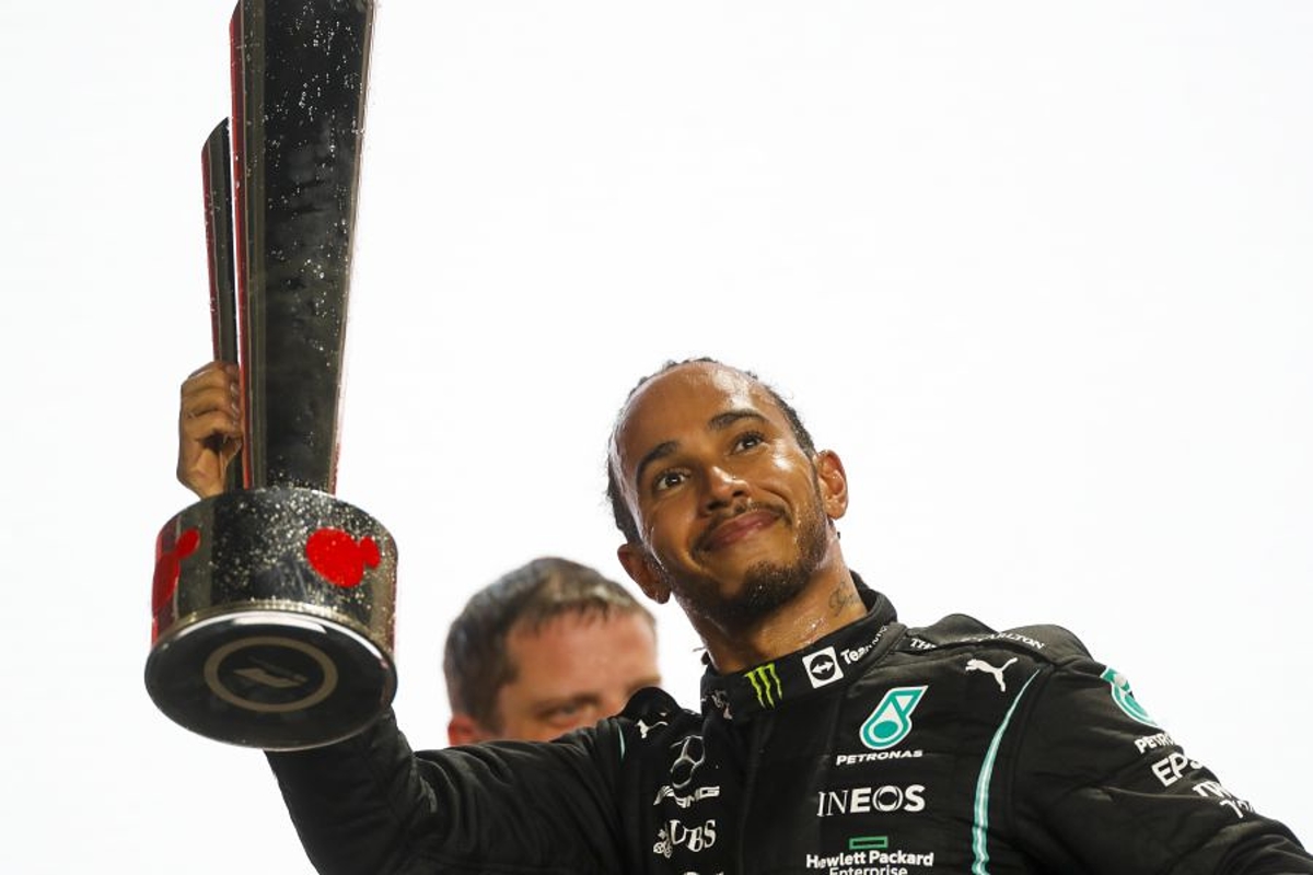 Hamilton insists "no time to celebrate" Qatar triumph ahead of title deciders