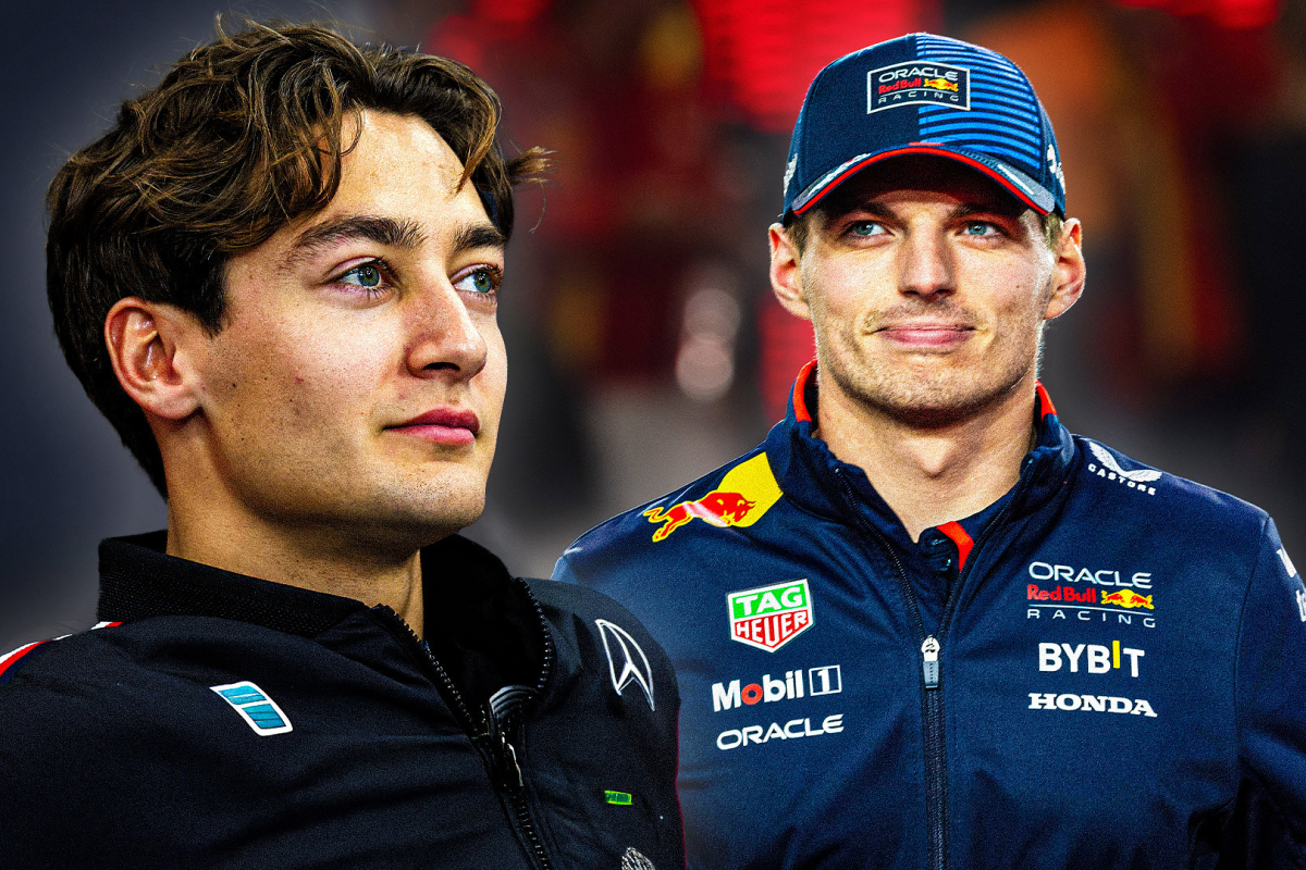 Verstappen en Russell in de zeik genomen bij F175: "Hebben jullie al gezoend?"