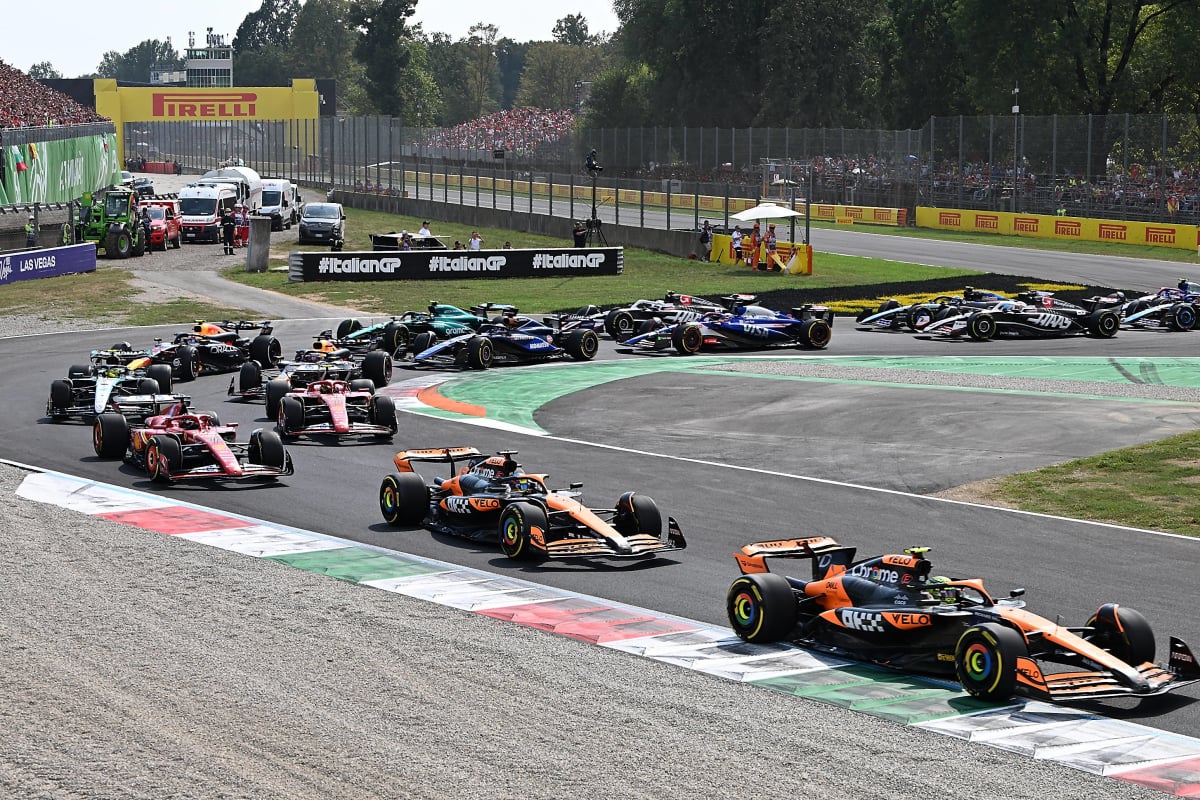 Start of the 2024 Italian GP