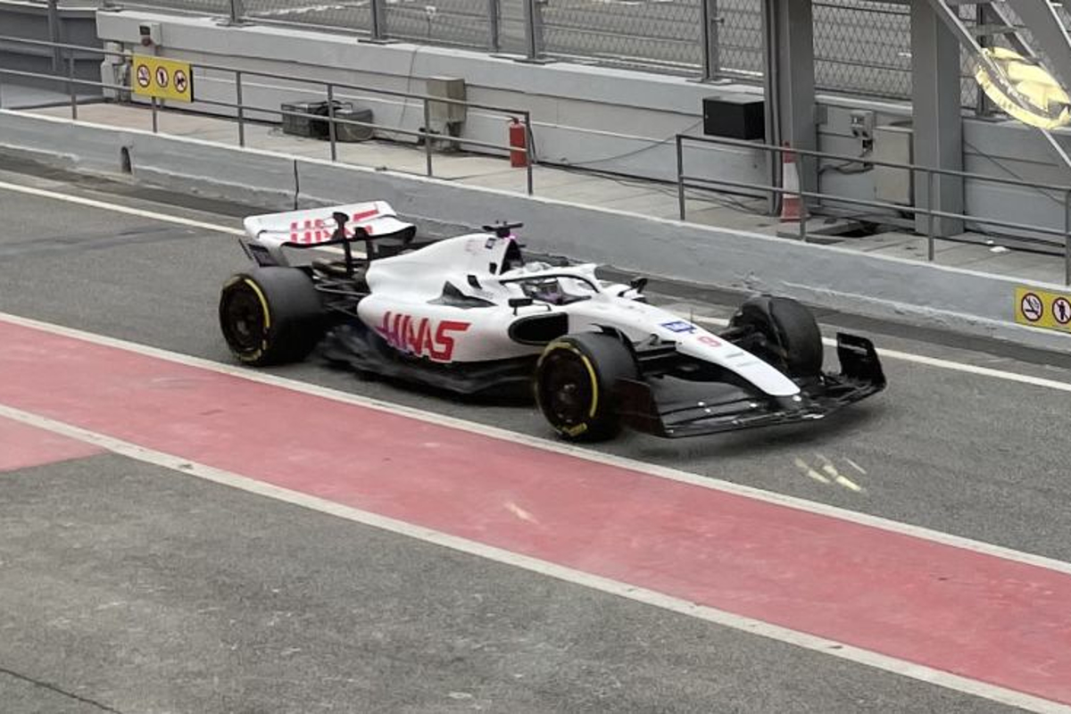 Haas break cover with all-white livery as Russian branding dropped