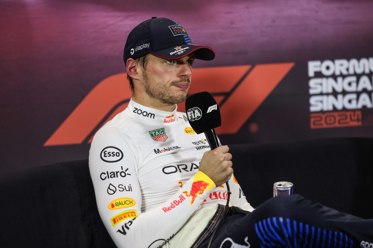 Dit is wat Verstappen precies zei tijdens protest persconferentie: "Problemen met mijn stem"