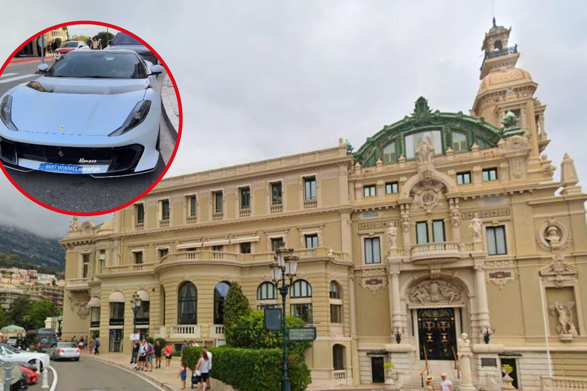 F1 star spotted outside Monaco casino with WILDLY expensive custom car