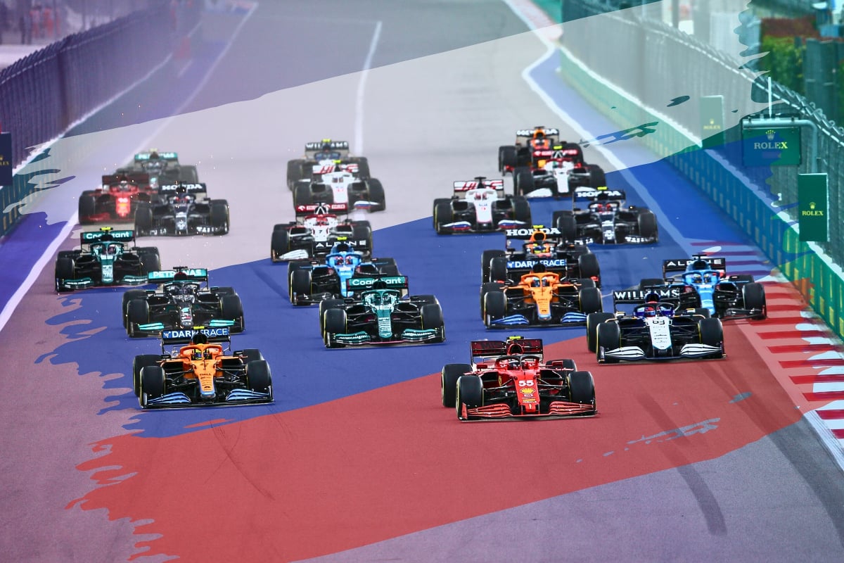 Start of the Russian GP