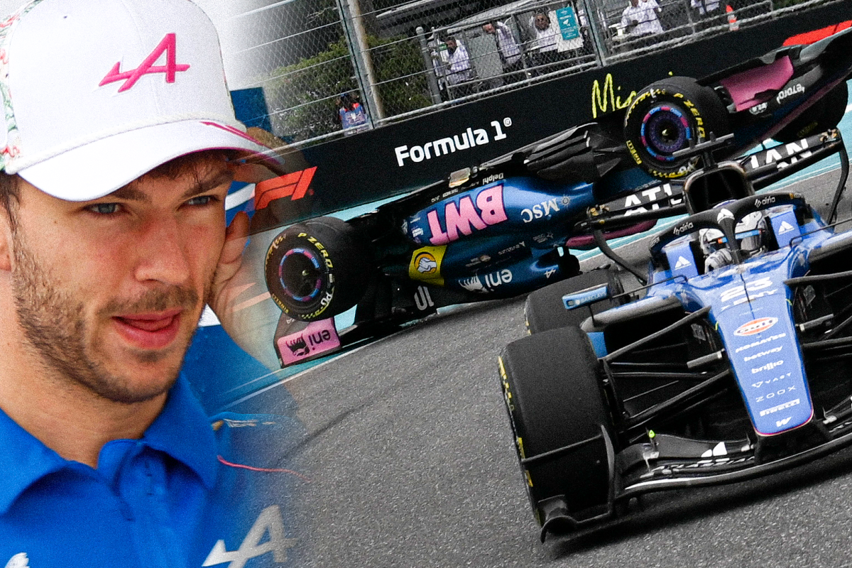 Gasly, miami, socials