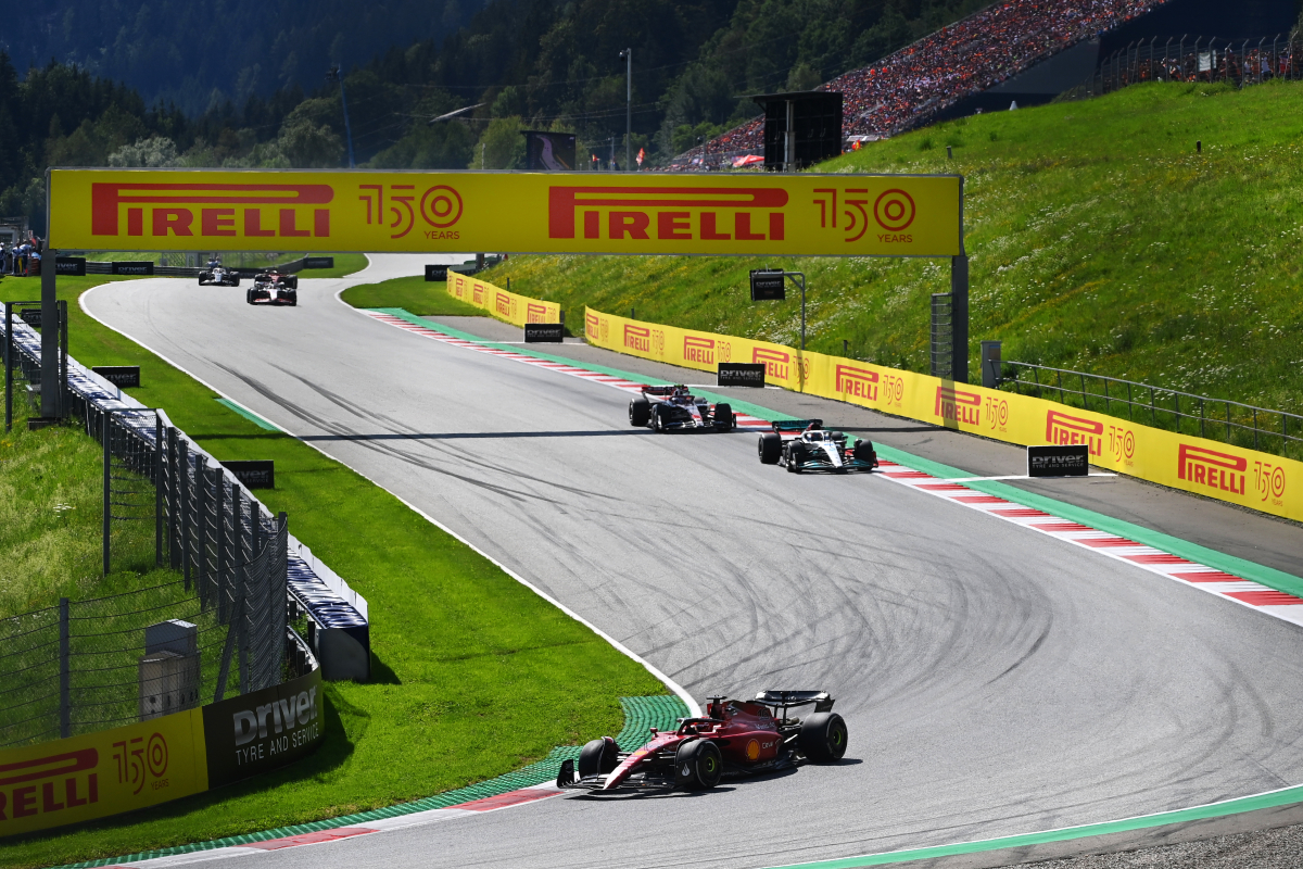 Verstappen holds off Ferraris amid COLLISION and safety car in lap 1 of Austrian Grand Prix