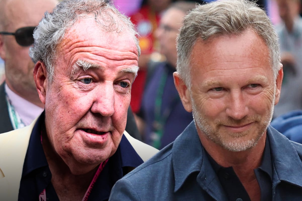 Jeremy Clarkson and Christian Horner