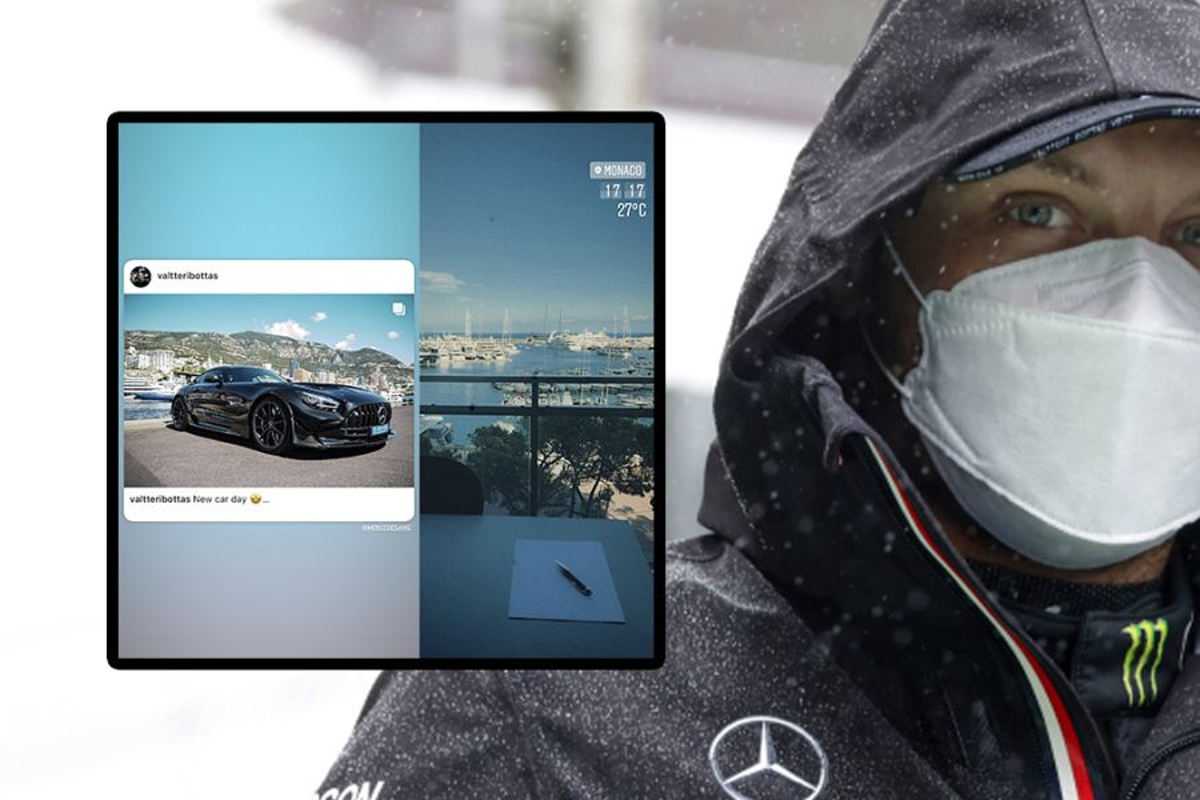 Bottas hint op langer verblijf Mercedes met cryptische Instagram-posts