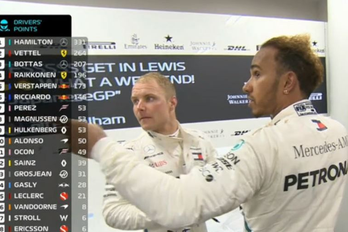 VIDEO: 'Sh*t!' - Hamilton reacts to Vettel-Verstappen crash