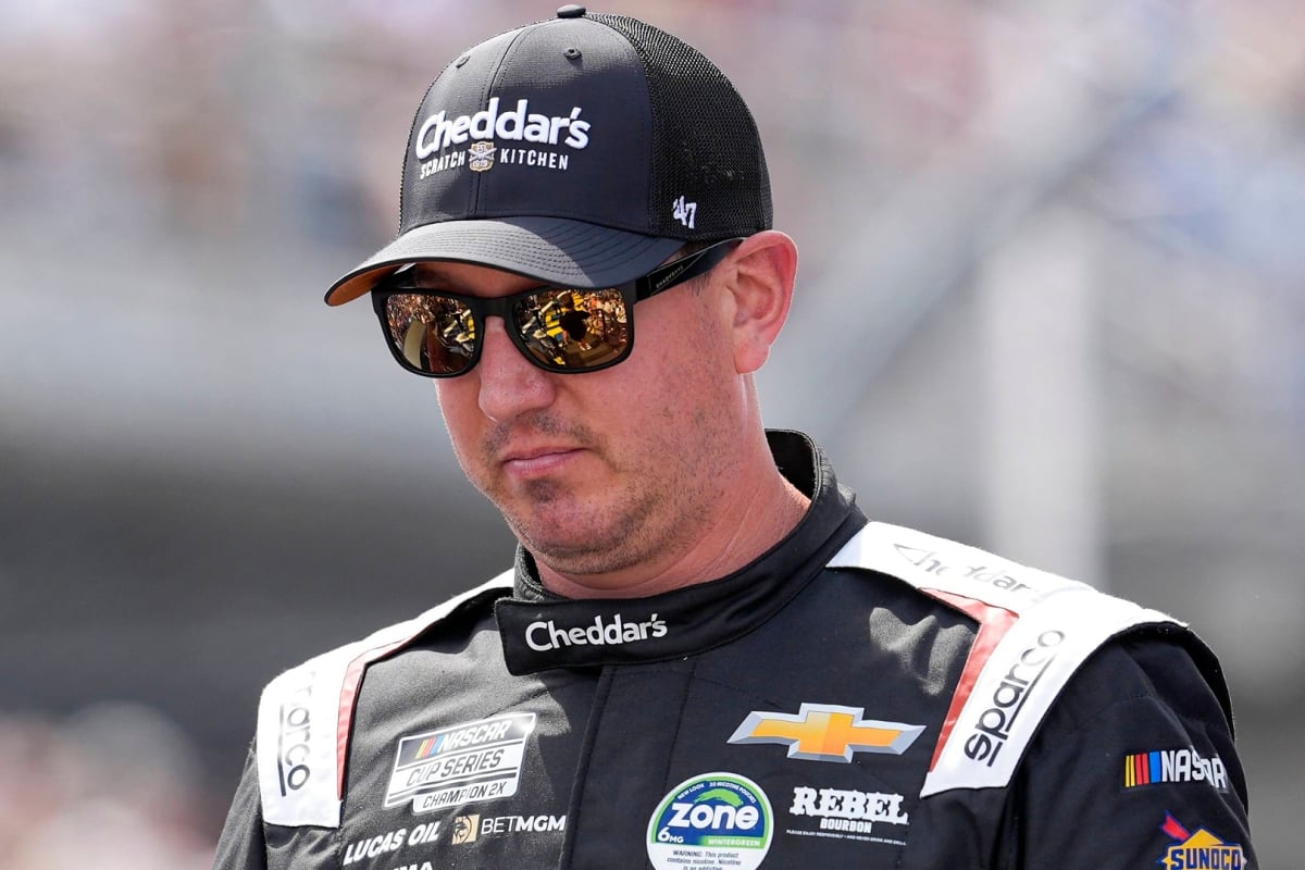 An image of NASCAR driver Kyle Busch