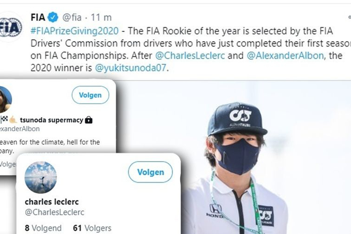 FIA begaat grote blunder op Twitter bij aankondiging Rookie van het Jaar