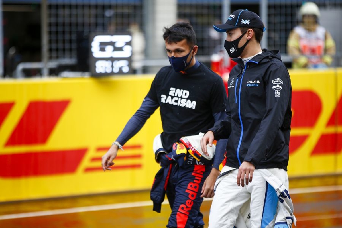 Albon owes Russell "a couple of beers" after landing Williams drive