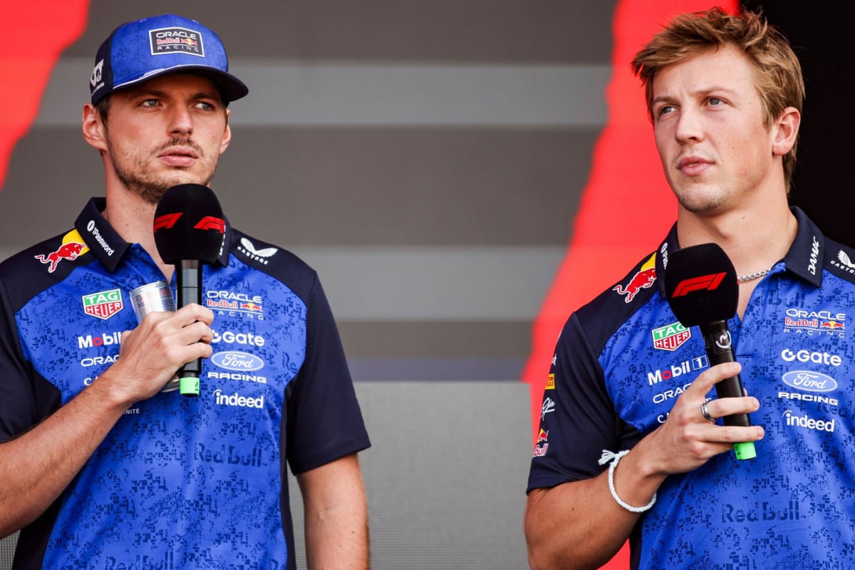 F1 star Max Verstappen delivers brutal Liam Lawson barb after Mexican Grand Prix collision