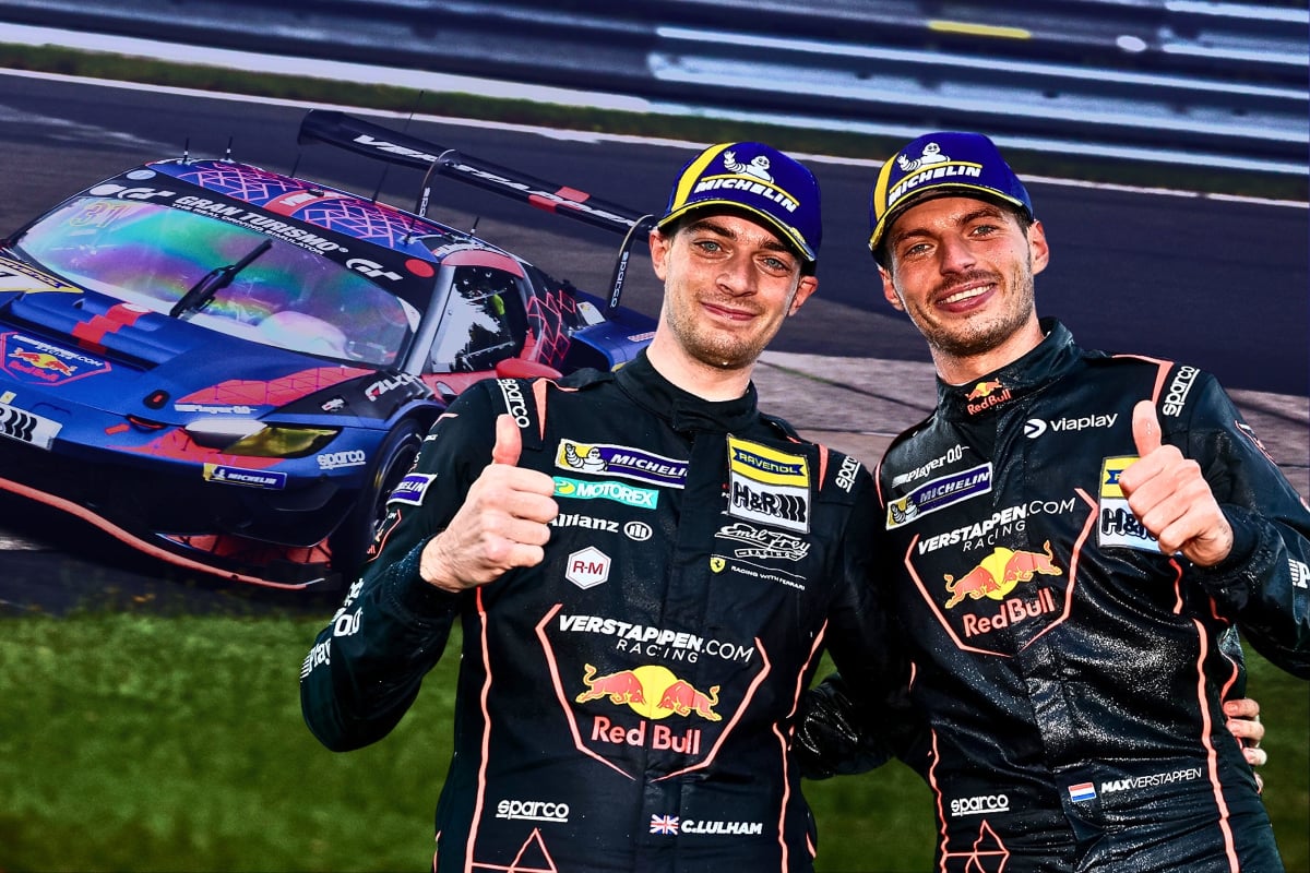 Lulham and Verstappen at the Nürburgring