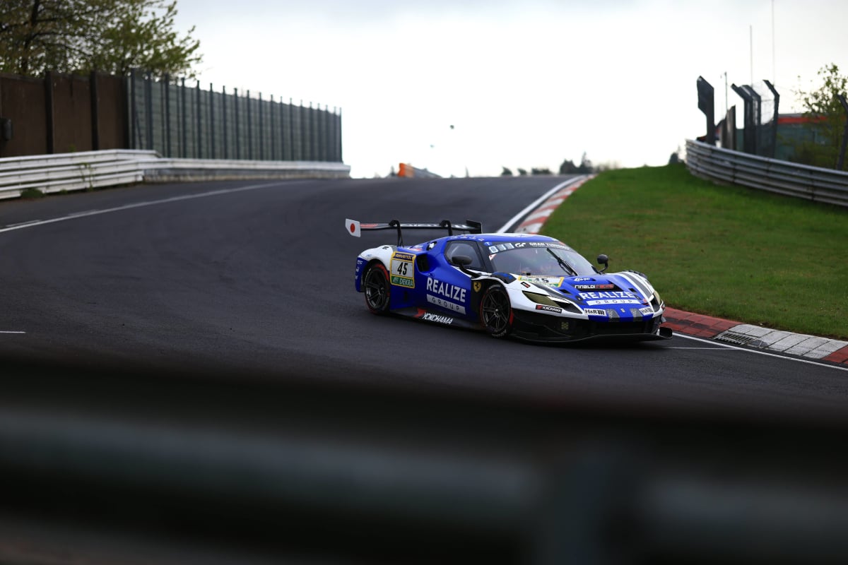 Vermeulen in Ferrari of Realize Kondo with Rinaldi