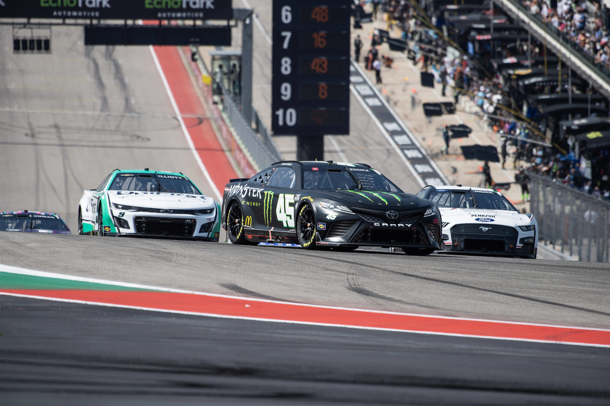 NASCAR star leaves pit road on STRETCHER after safety measure fails