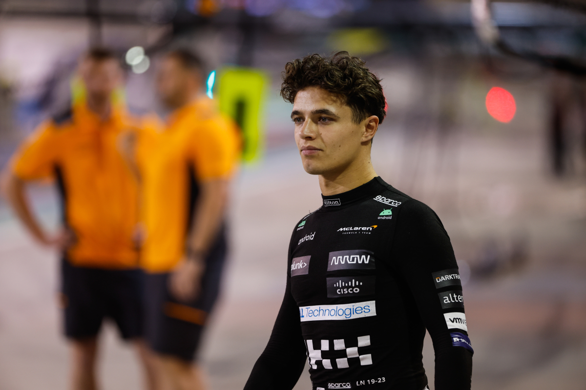 Lando Norris prueba el Circuito de Las Vegas por primera vez