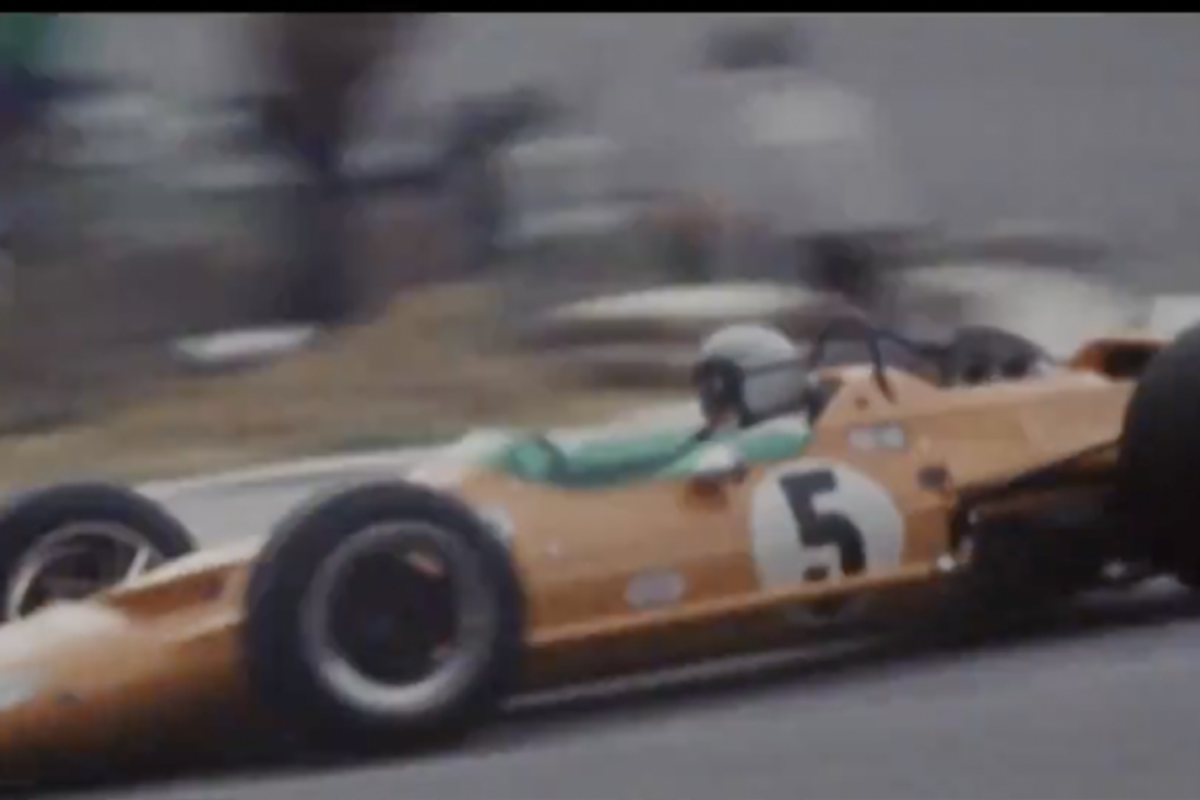 Screenshot of the video that McLaren posted 