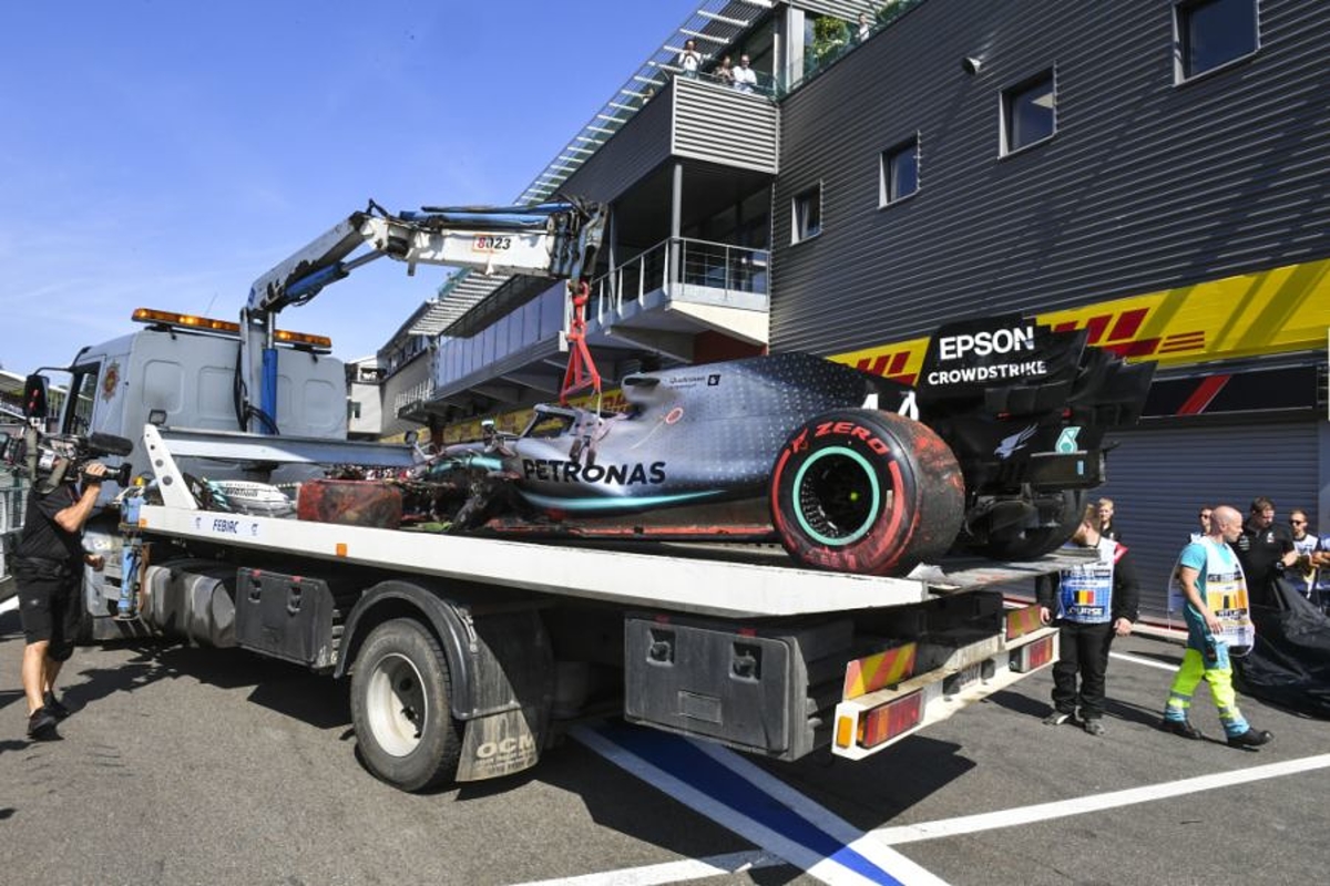 Mercedes update on Hamilton's status for Spa qualifying after crash