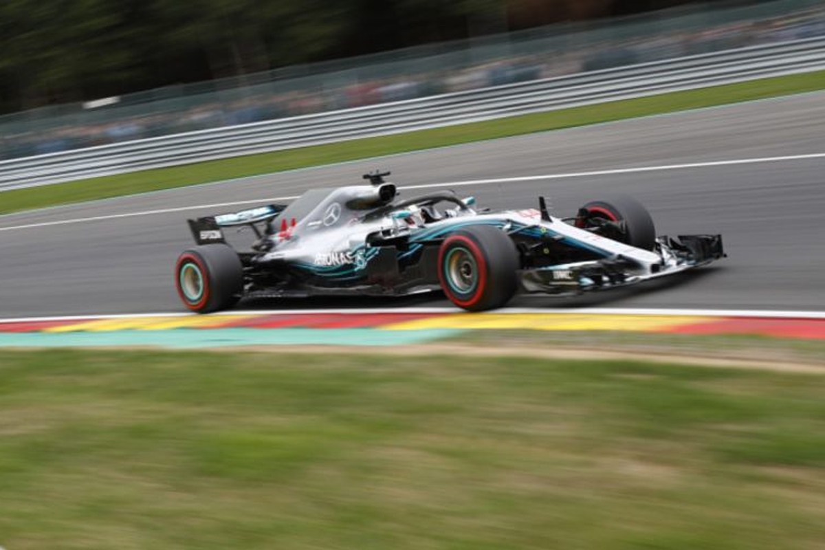 Hamilton storms to Belgium pole, Force India lock out second row