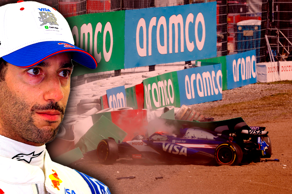 Ricciardo over startcrash: 'We werden overrompeld door de mediumbanden'