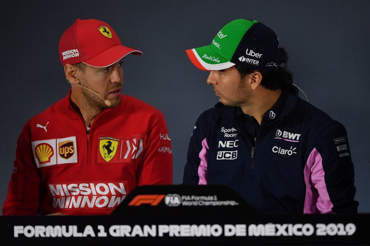 Italiaanse media: 'Bekendmaking transfer Vettel uitgesteld door Perez'