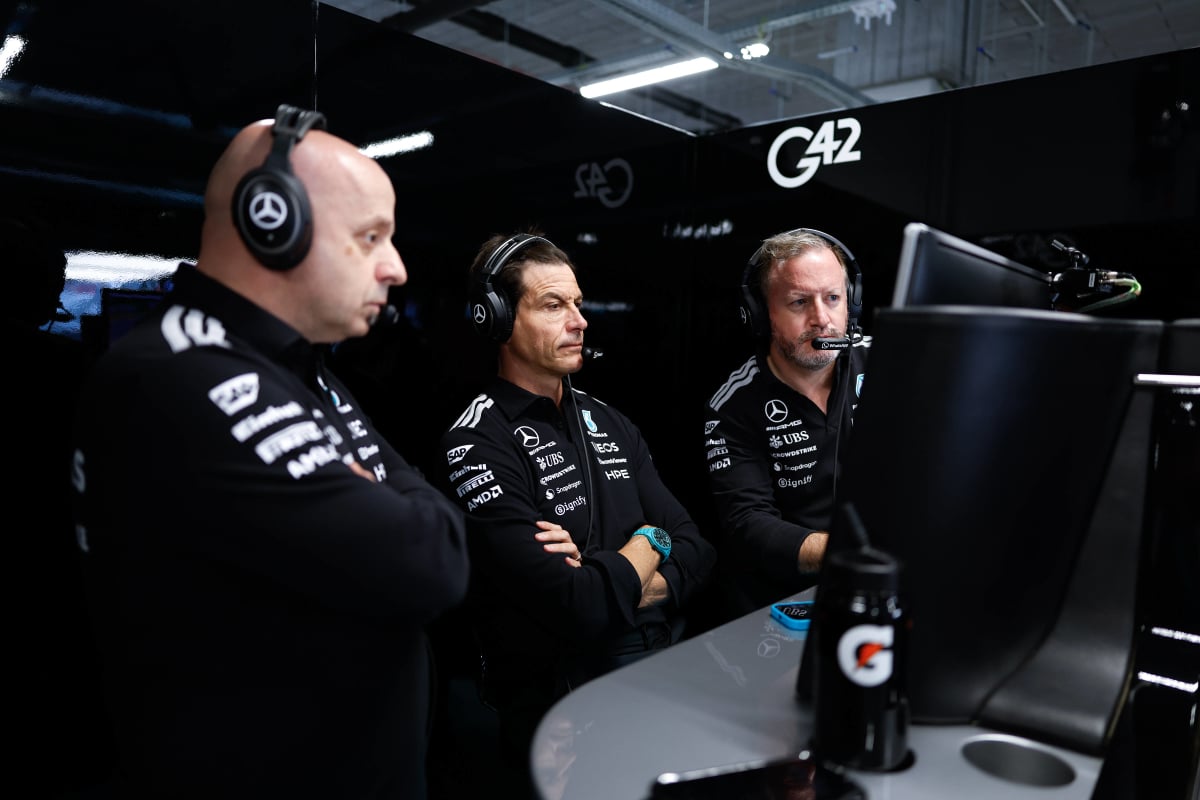 Toto Wolff, Simone Resta, Bradley Lord, generic, 2026, Mercedes
