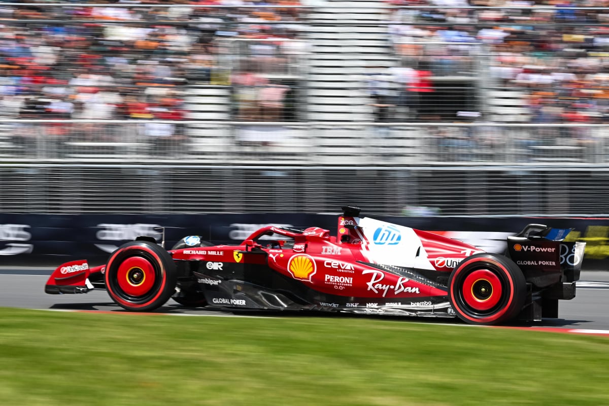 Leclerc during FP1 in Montreal