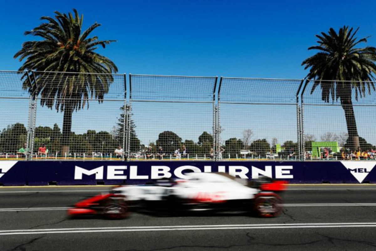 Haas' record return delights Magnussen and Grosjean
