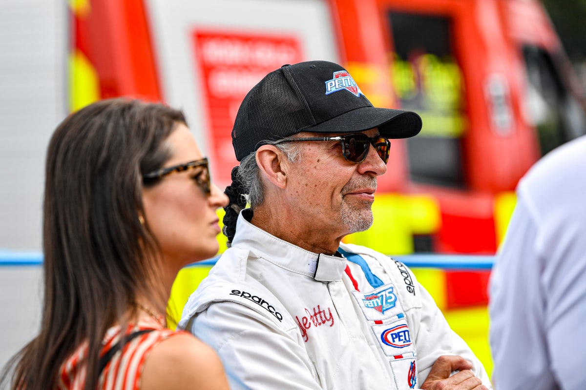 NASCAR legend Kyle Petty at Goodwood in 2024