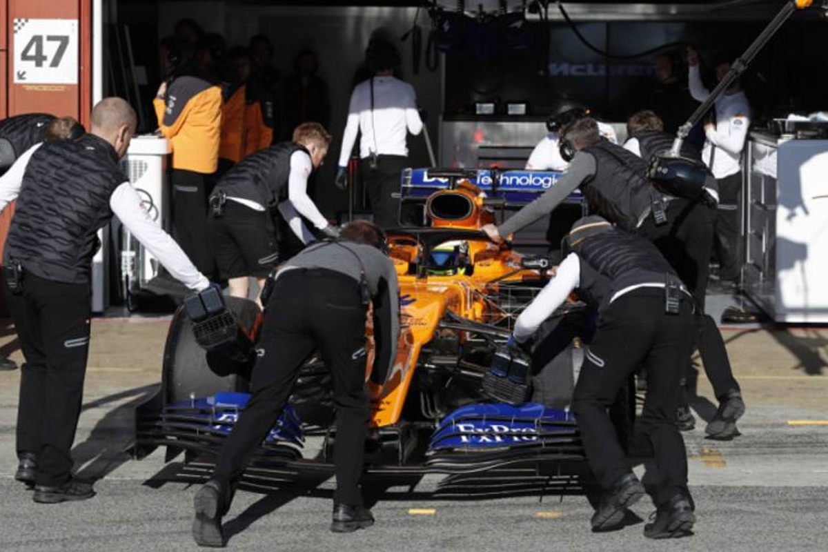 McLaren garage fire played down as 'very small'