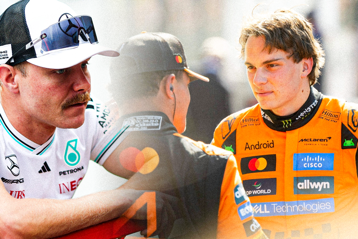 Bottas, Norris, Piastri, socials