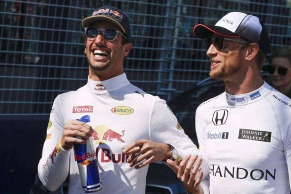 Button backs Ricciardo for Ferrari move