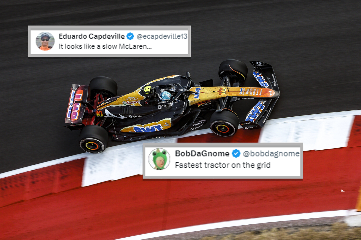 Fans op social media gaan aan de haal met livery Alpine: 'Langzame McLaren'