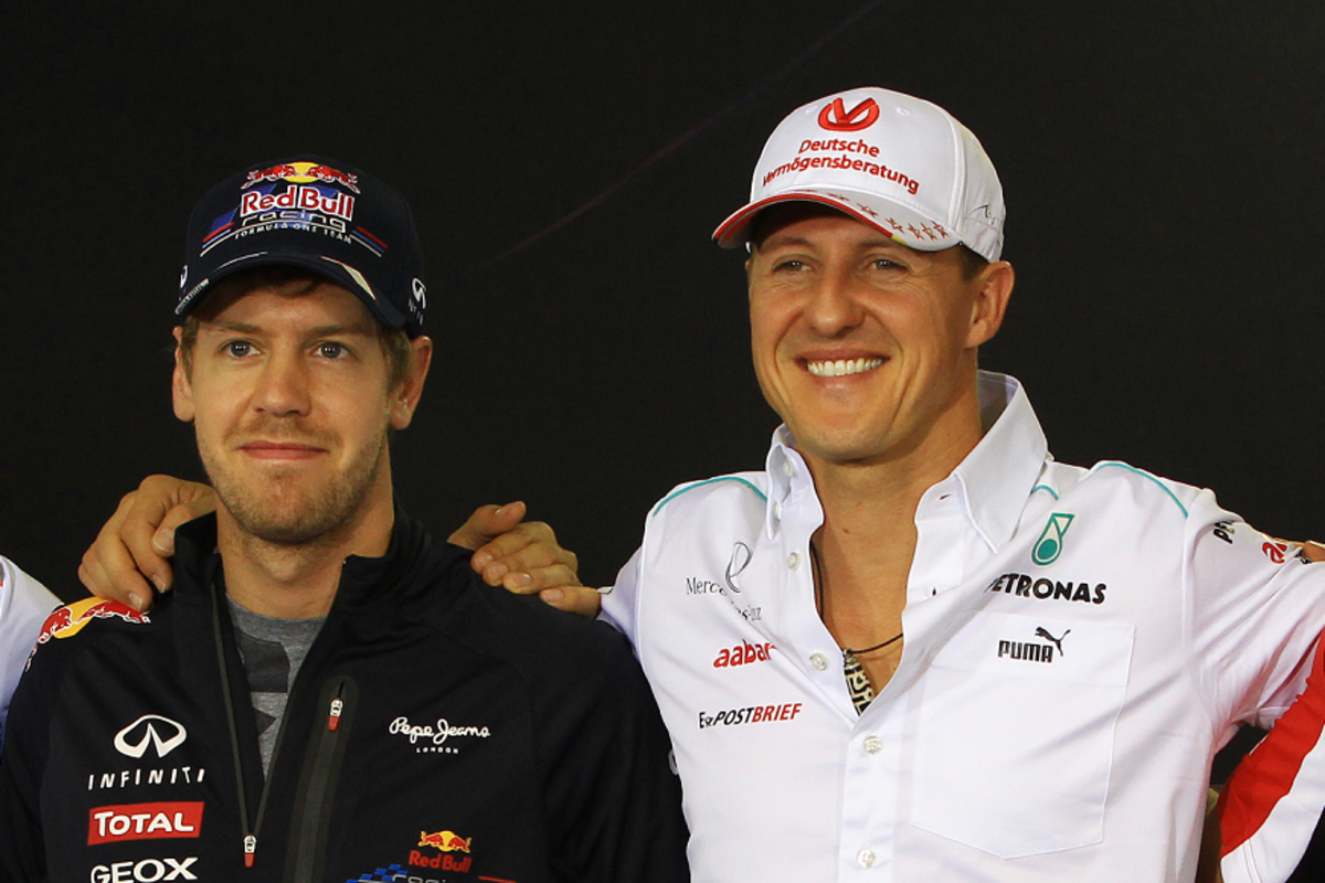 Schumacher "the greatest" even if Hamilton adds to title haul - Vettel