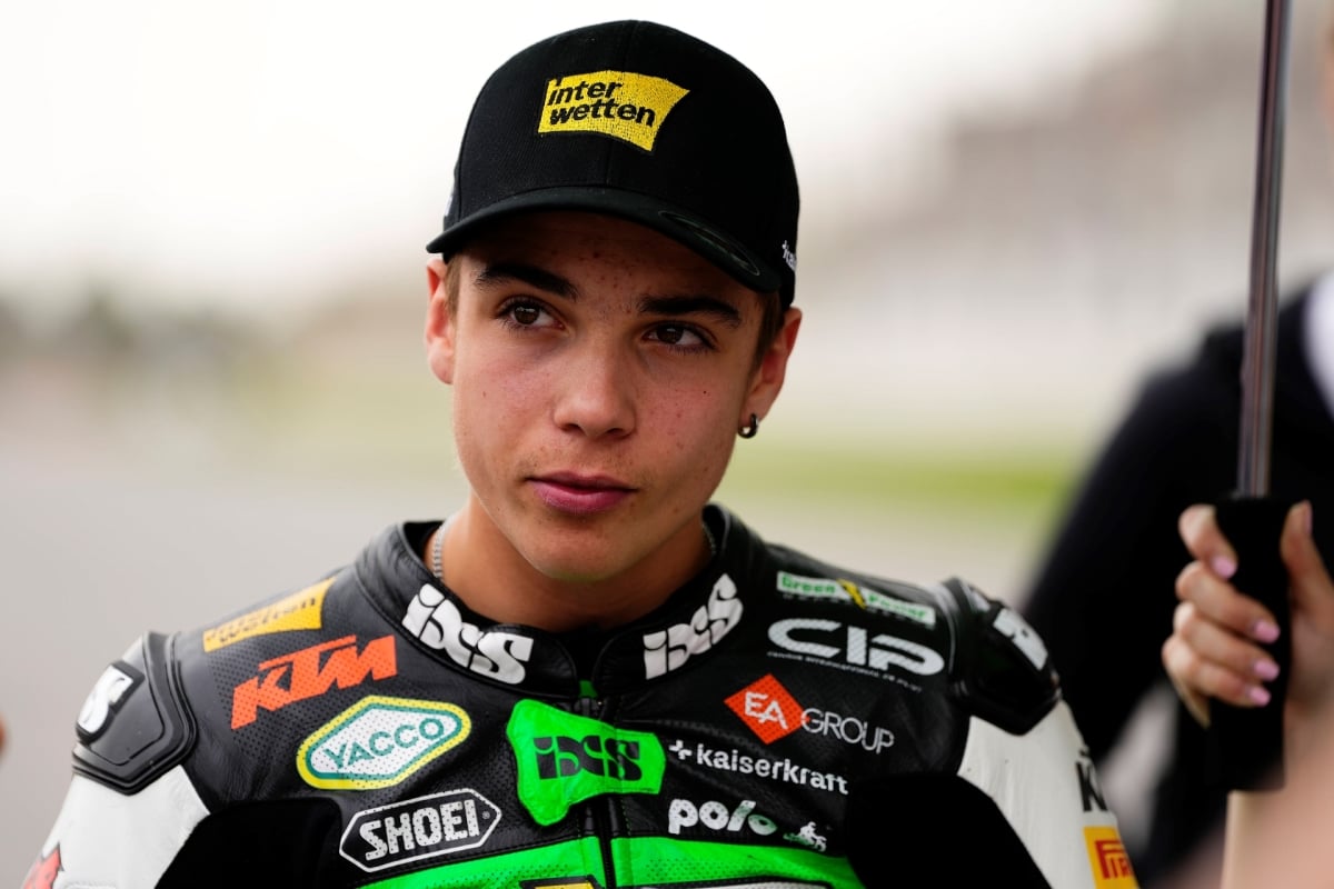 A profile of Moto3 rider Noah Dettwiler